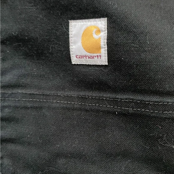 Carhartt Men's Rugged Flex Relaxed Fit Duck Double-Front Utility Work Pant Black - Picture 9 of 10